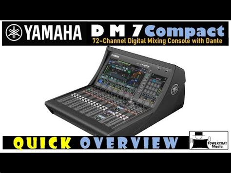 Yamaha Dm Compact Channel Digital Mixer Quick Overview Youtube