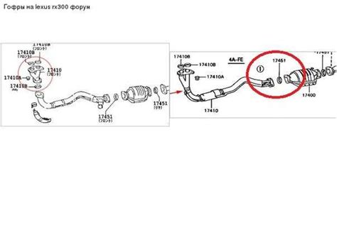 Explore The Exhaust System Diagram Of A 2001 Lexus Rx300