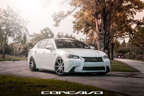 Lexus Gs F Sport On Cw S Matte Black Machined Face Flickr