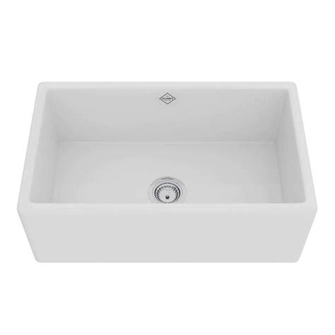 30 Inch White Fireclay Farmhouse Kitchen Sink Amazadesign