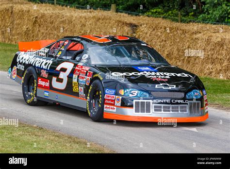 2000 Chevrolet Monte Carlo NASCAR racer with driver Dale Earnhardt Jnr ...