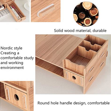 Wooden Computer Stand