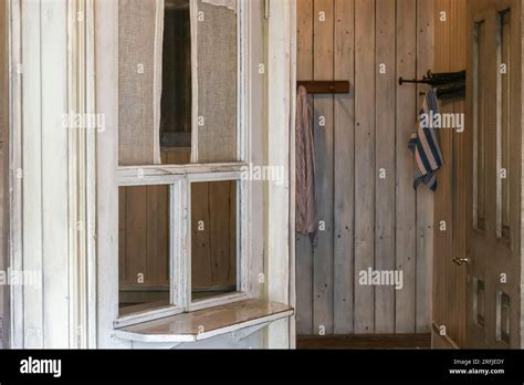 Ticket window of the Amuri Museum of historic housing in Tampere ...