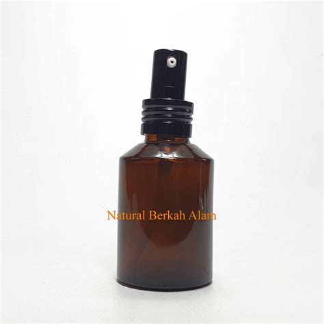 Jual Botol Kaca Serum Gd Ml Amber Original Tutup Spray Alu Spiral