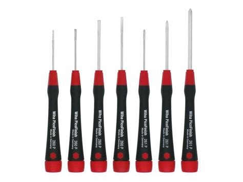 Wiha Piece Slotted Head Phillips Screwdriver Set