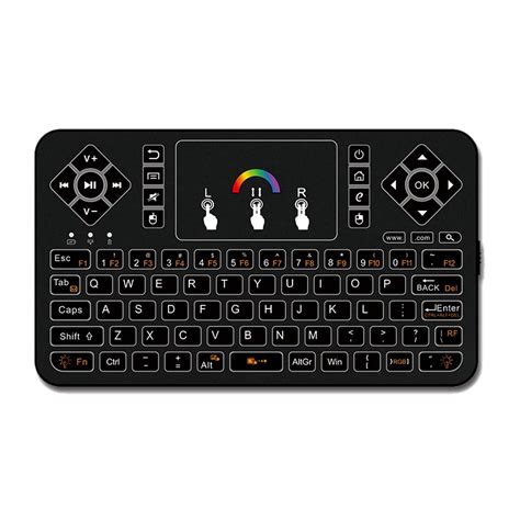 Mini Teclado Inal Mbrico Con Presspad Control Remoto Recargable