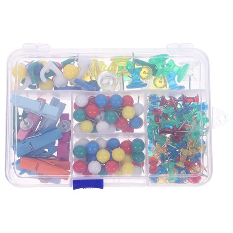 200Pcs Colorful Push Pin Multi Use Thumbtacks Cork Pin Delicate Thumb