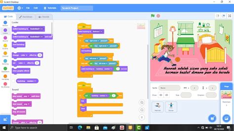 Game Scratch Membuat Buku Cerita Sederhana Youtube
