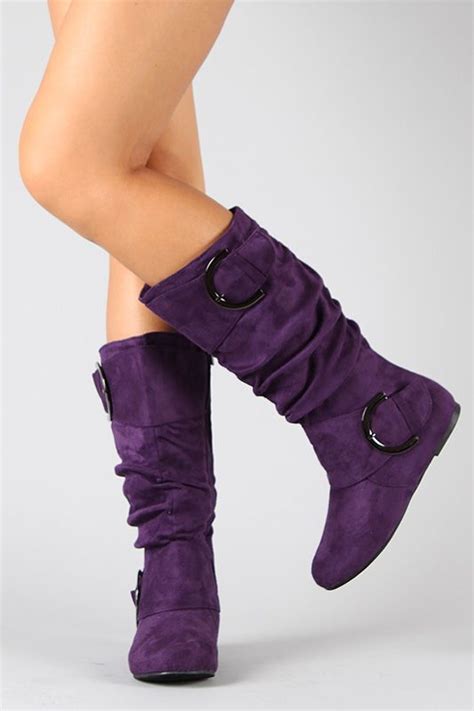 Cute Purple Shoes Boots Purple Boots