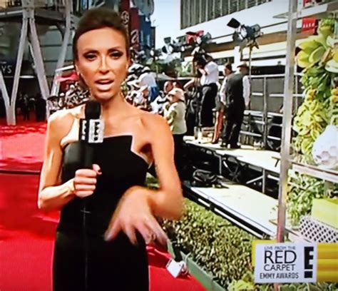 Tv With Thinus Giuliana Rancic Super Thin On The Red Carpet Anchoring