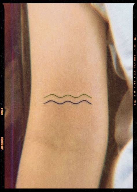 Minimalist Wave Tattoo Tattoos Waves Tattoo Wave Tattoo Design