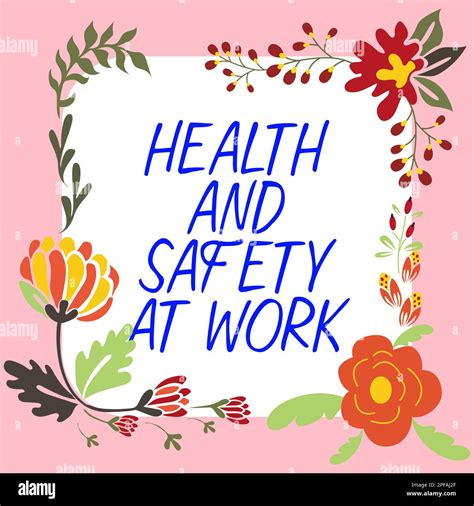 Conceptual Caption Health And Safety At Work Business Showcase Secure