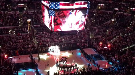 The Honors Choir Sing The National Anthem Youtube