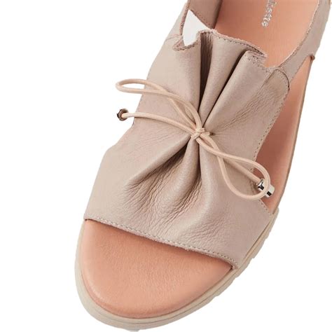 Django Juliette Malika Cafe Nude Leather Sandals ShoeBeDoo