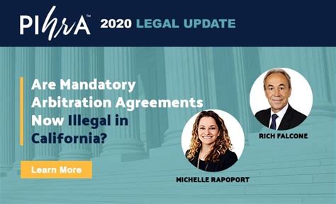 Are Mandatory Arbitration Agreements Now Illegal In California