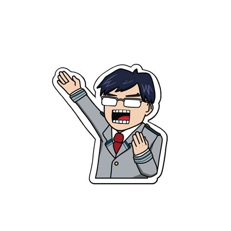 Iida Tenya Sticker My Hero Academia Anime Vinyl Sticker Mha Etsy In