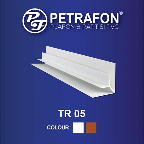 Jual Lis Plafon Pvc Type Tr 05 Lis Drop Pvc Lis Siku Dalam Pvc