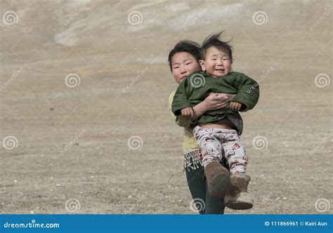 Mongolian Nomad People in Rural Area of Mongolia Editorial Photo ...