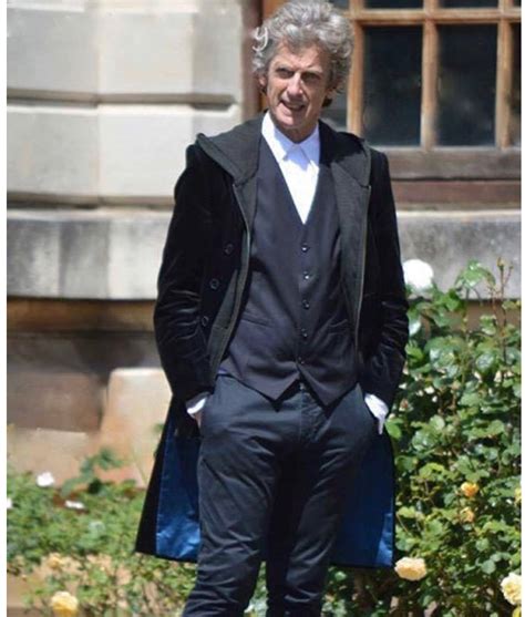 Velvet Peter Capaldi 12th Doctor Black Coat Jackets Creator