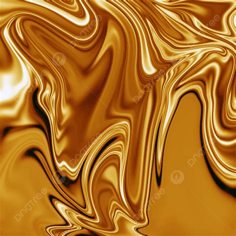 Liquid Gold Running Gold Swirls Background Water Splash Droplet