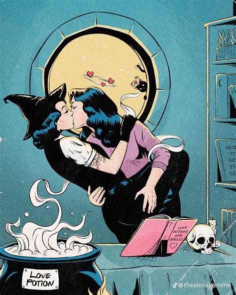 Vintage Lesbian Lesbian Art Gay Art Retro Comic Comic Art Vintage