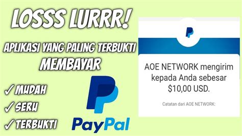 Cara Mendapatkan Saldo Paypal Gratis Aplikasi Penghasil Paypal 2020