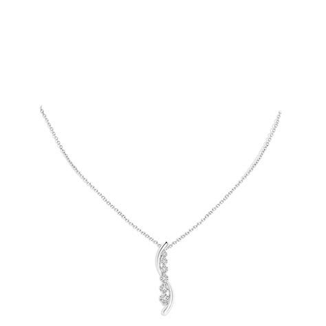 Six Stone Diamond Journey Necklace