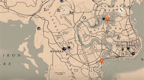 Red Dead Redemption 2 Exotics Locations