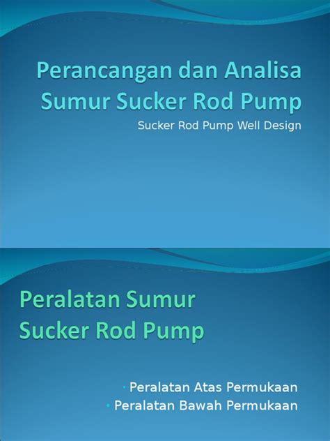 Sucker Rod Pump Design - 2016 | PDF