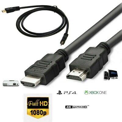 HDMI to HDMI Cable Lead Wire Connect Computer PC Laptop to TV DVD ...