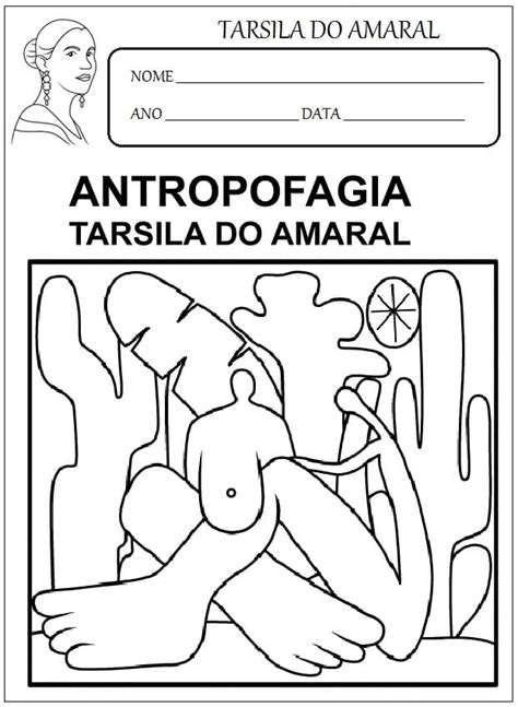 Desenhos De Antropofagia Tarsila Do Amaral Para Colorir E Imprimir