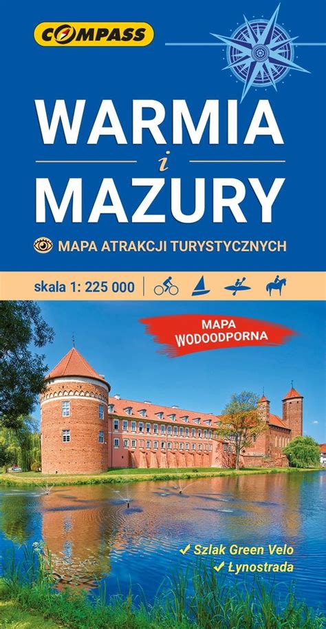 Warmia I Mazury Mapa Turystyczna Compass Erli Pl