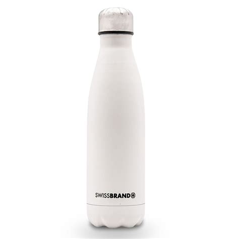 Swiss Water Bottle 1 Pack White Matte