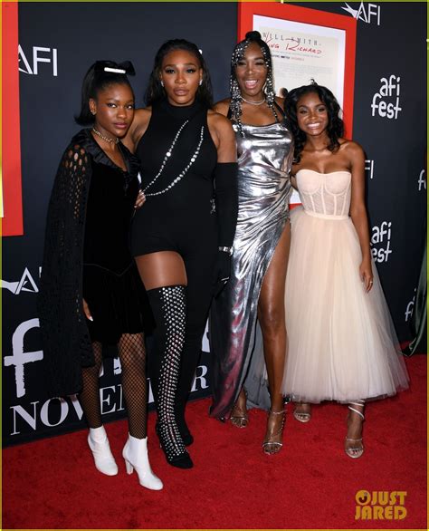 Demi Singleton And Saniyya Sidney Pose With Venus And Serena Williams At