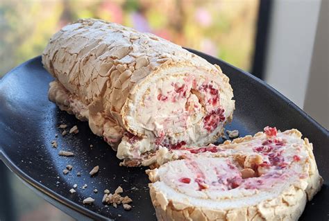 Raspberry Meringue Roulade Gf My Gluten Free Guide Recipe Roulade Raspberry Meringue