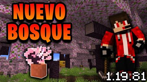 👉bosque De Cerezo En Minecraft 1 19 81 ¿cómo Encontrarlo Youtube