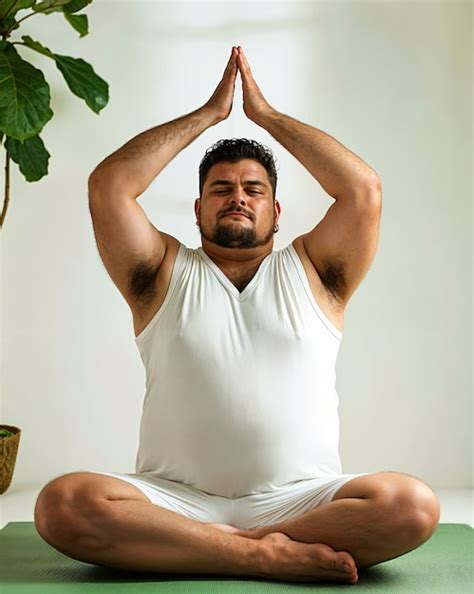 Un Homme Pratiquant Le Yoga De La Pleine Conscience Photo Gratuite