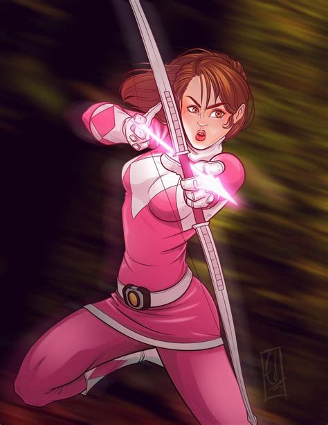 Go Go Pink Ranger By Ederlunac On Deviantart Power Rangers 2017 Power Rangers Fan Art Pink