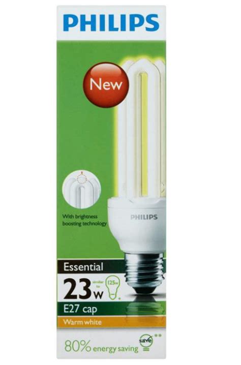 PHILIPS Essential Energy Saving Fluorescent Bulb 23W PLCE E27 Daylight