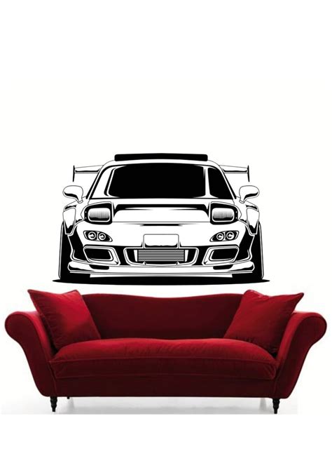 Metal Car Silhouette Metal Wall Art Car Wall Decor Gt R Wall Art Custom