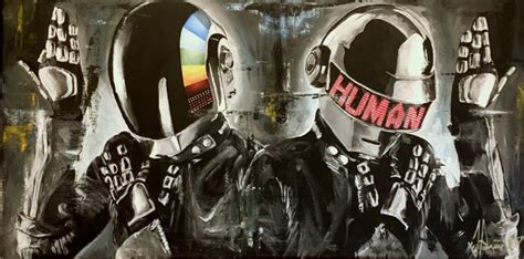 Daft Punk Painting By Jan Poncelet Artmajeur