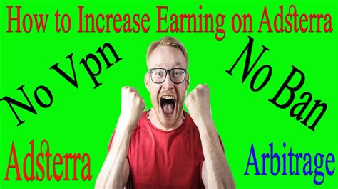 How To Increase Earning On Adsterra How To Earn Money From Adsterra