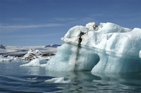 Lagoa Da Geleira De Jokulsarlon No Parque Nacional De Vatnajokull