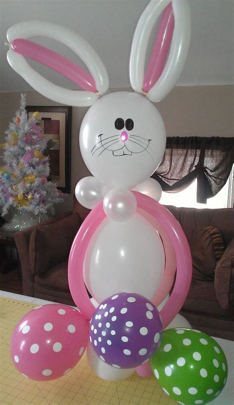 Easter Balloon Rabbit By Bpacific Easter Balloon Decor Easter Party