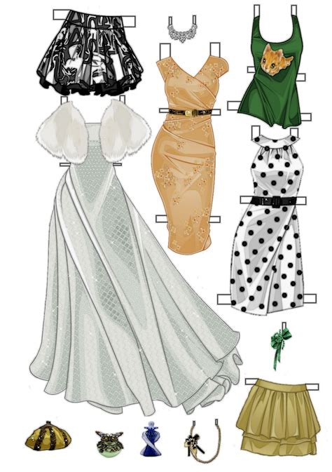 Paper Dolls To Print With Clothes