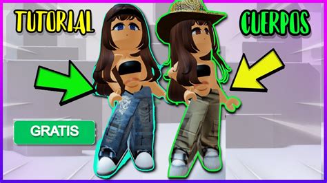 Cuerpo Bonito Gratis En Roblox Tutorial Facil👌🏼cuerpos De Roblox Mujer 2023 Youtube