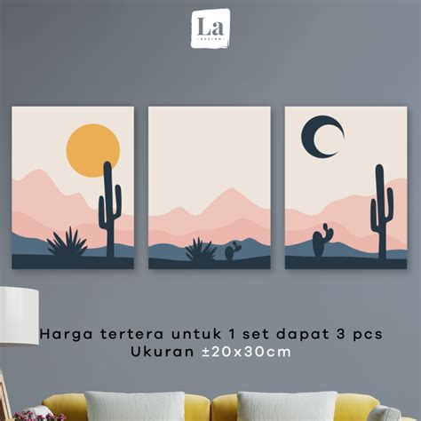 Dekorasi Hiasan Pajangan Dinding Minimalist Aesthetic Bingkai Dinding