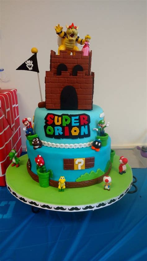 Pin By Natasha On Bowser Cake Mario Cake Super Mario Cake Mario