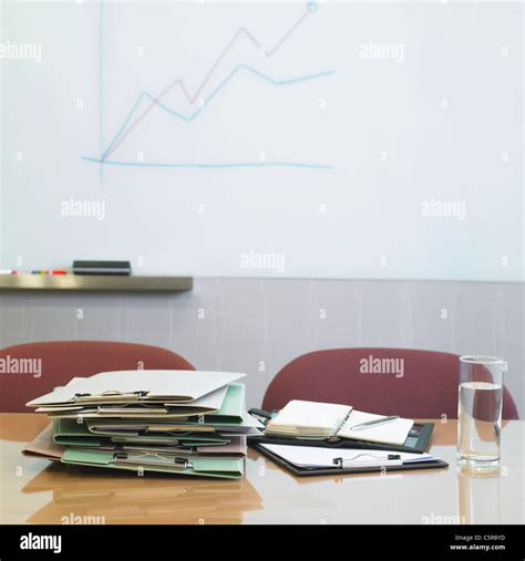 Meeting Room Table Stock Photo Alamy