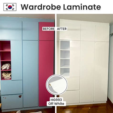 Infeel Korea Wardrobe Laminate Cupboard Laminate Bedroom Wrapping Infeel Laminate New